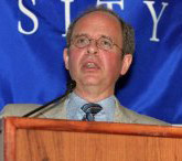 Dr. Keller speaking at the Spring 2005 ADA Symposium.