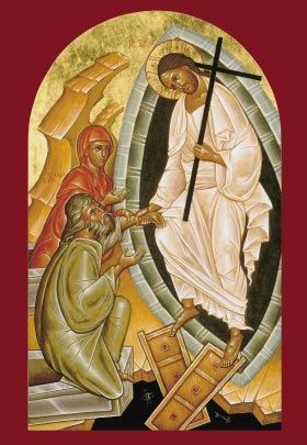 Icon of The Resurrection of the Just.